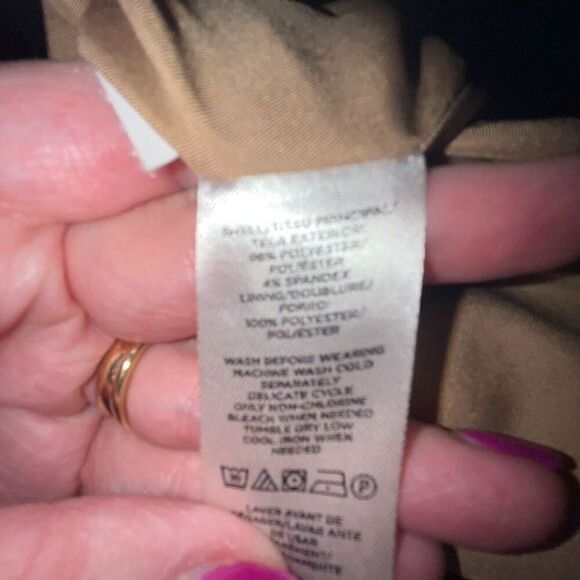 Loft suede  brown mini skirt 8 - Picture 4 of 4